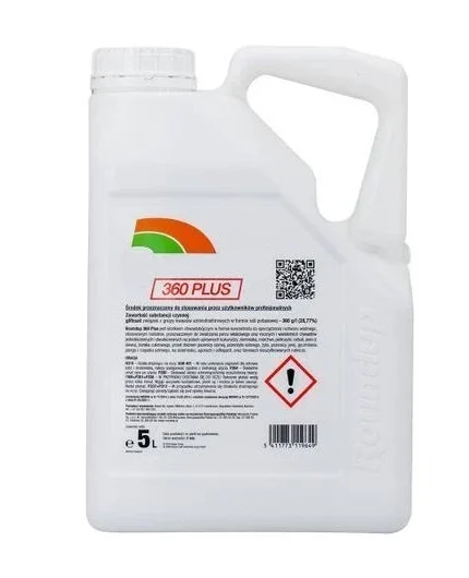 ROUNDUP® 360 Plus 5L - Désherbant Total Systémique Haute Efficacité